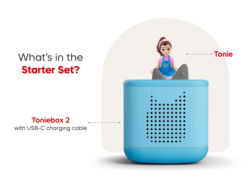 *BLACK FRIDAY SPECIAL* Toniebox 2 Starter Set - Ms. Rachel (Sky Blue)