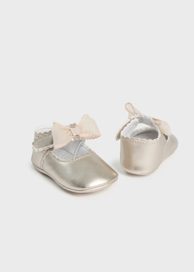 Bow Mary Jane Baby Shoes