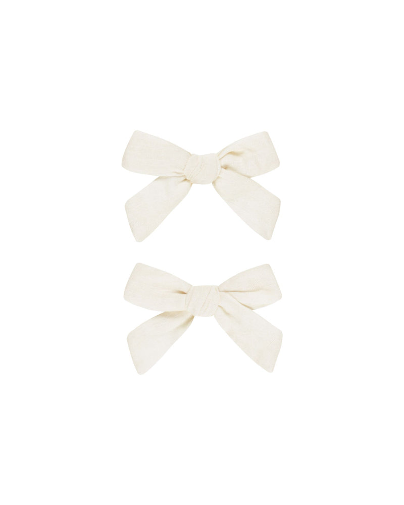 Bows, Set of 2 || Ivory