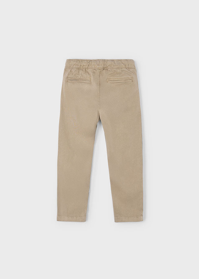 Boy Chino Joggers - Cashew