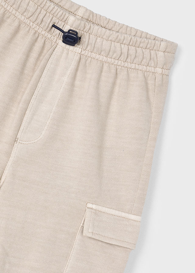 Boy Knit Joggers - Mink