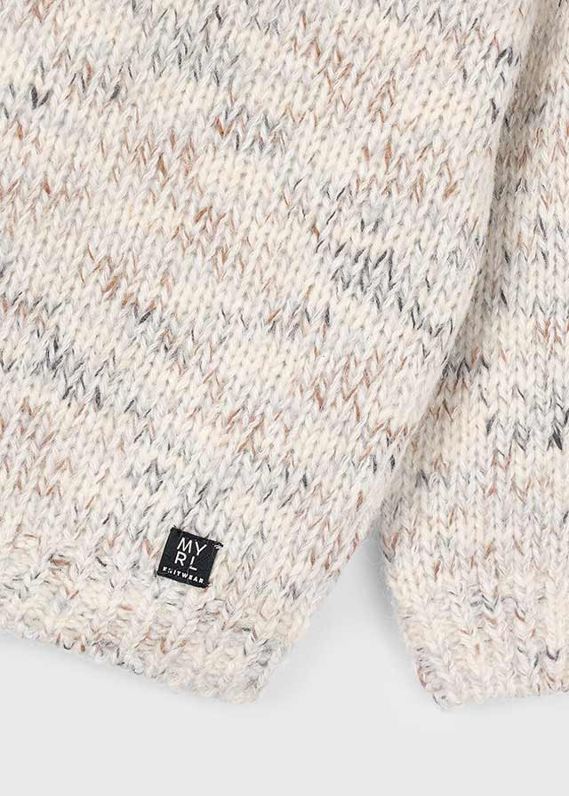 Boy Knit Sweater - Cereal Mix