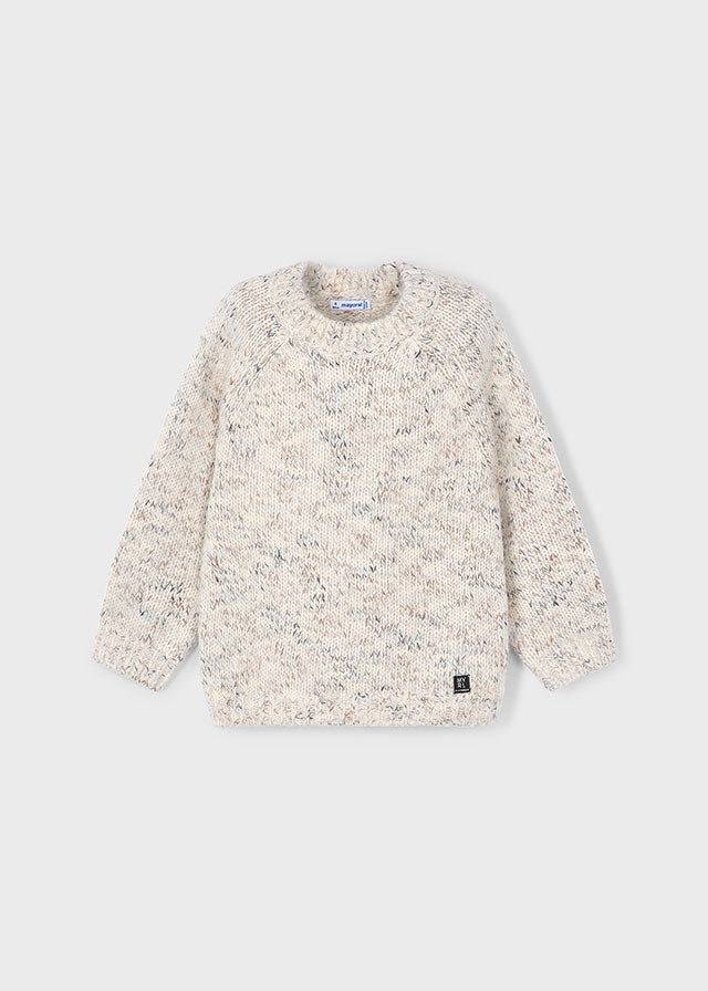 Boy Knit Sweater - Cereal Mix