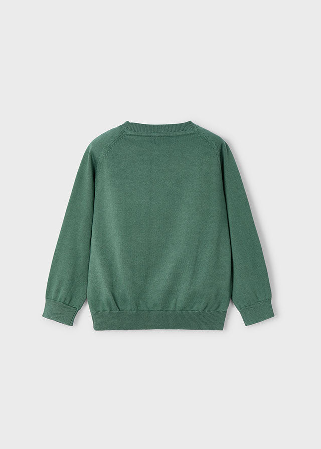 Boy Knit Sweater - Fir Green
