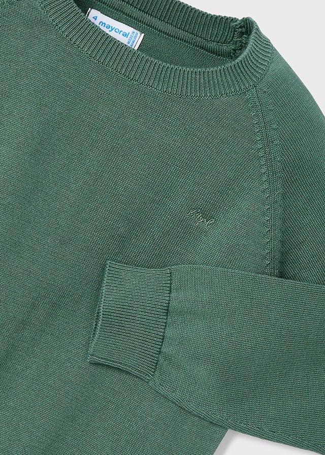 Boy Knit Sweater - Fir Green