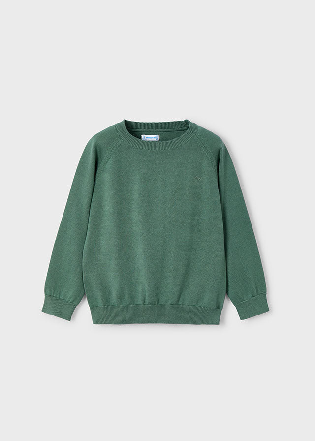 Boy Knit Sweater - Fir Green