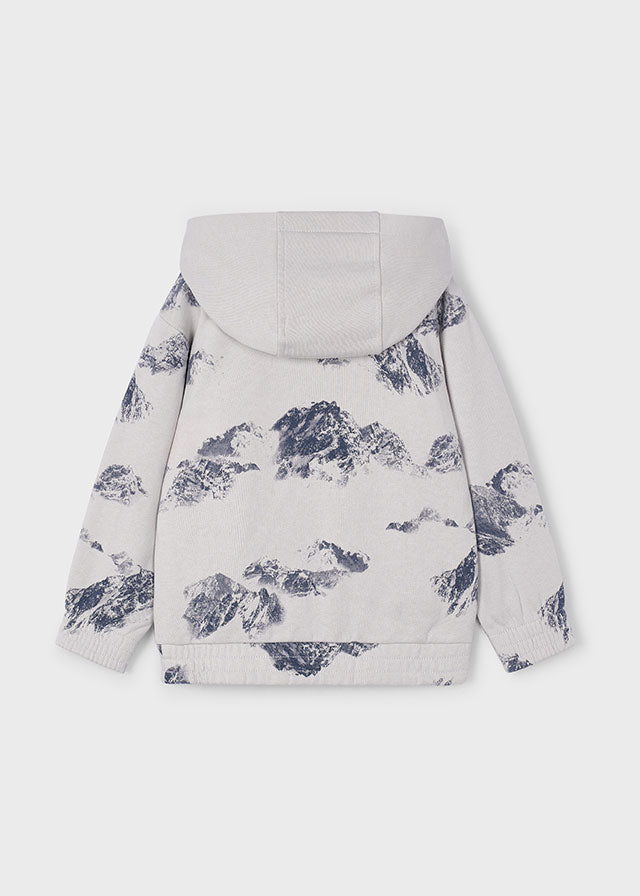 Boy Printed Hoodie - Smoke Mountains