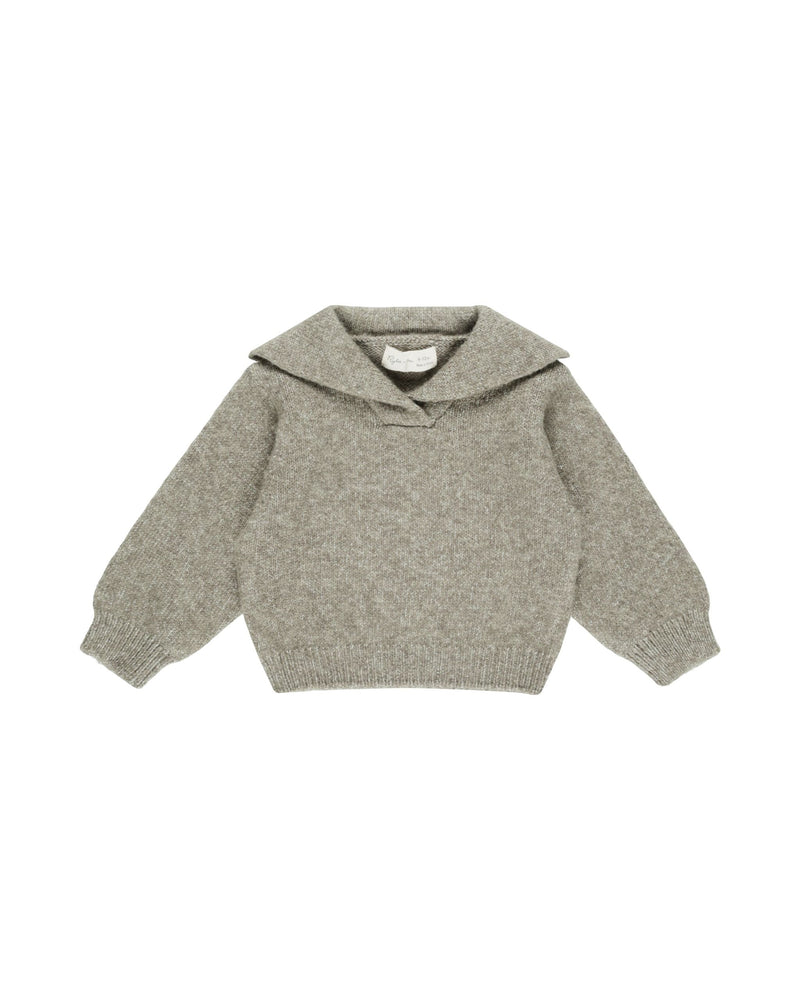 Cash Pullover || Heathered Laurel (6-12 Mo, 12-18 Mo)