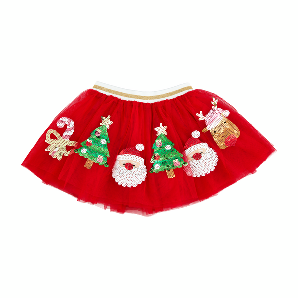 Christmas Sequin Tutu - Red