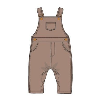 Classic Overall - Corduroy Solid Sinopia Fresco (18-24Mo)