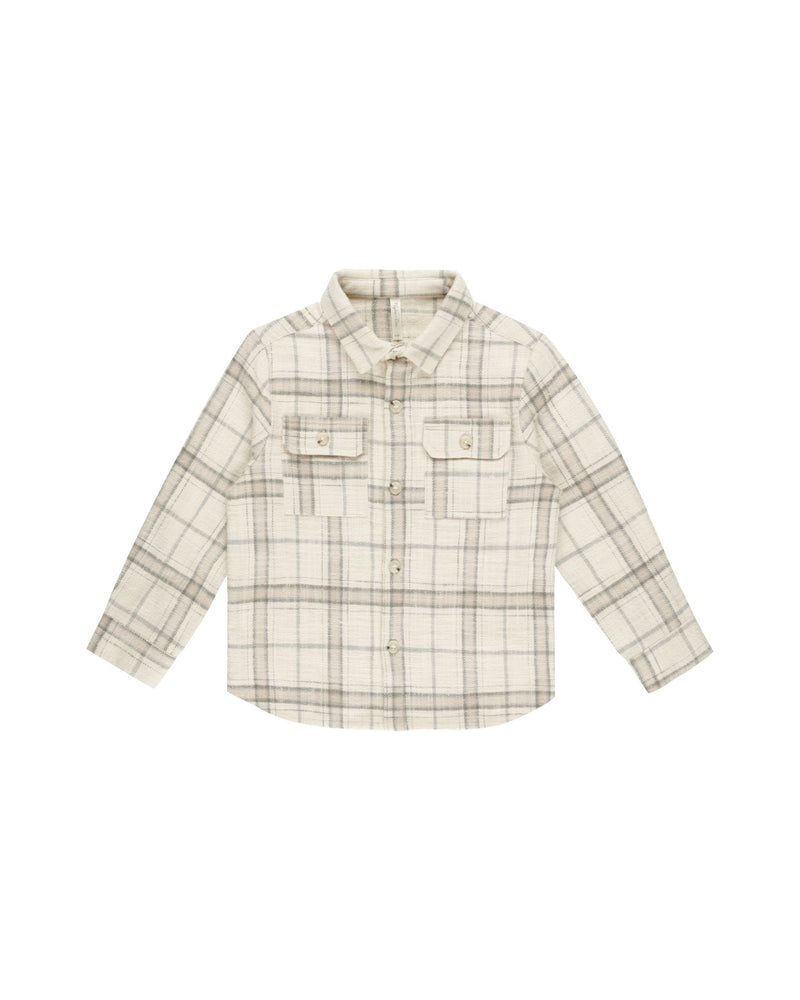 Collared Long Sleeve Shirt || Rustic Plaid