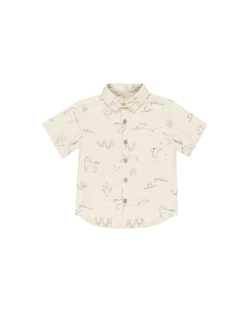 Collared Shirt || Wild West (4-5 Yr)