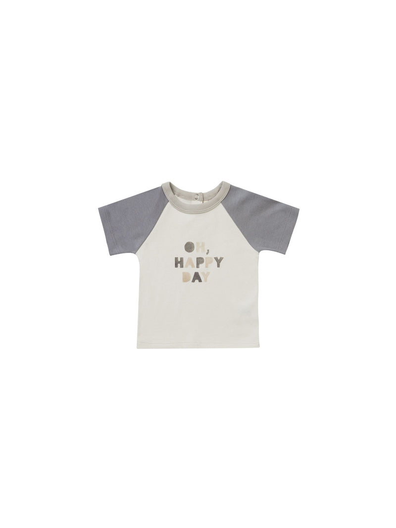 Color Block Raglan Tee || Oh, Happy Day (6-12 Mo)