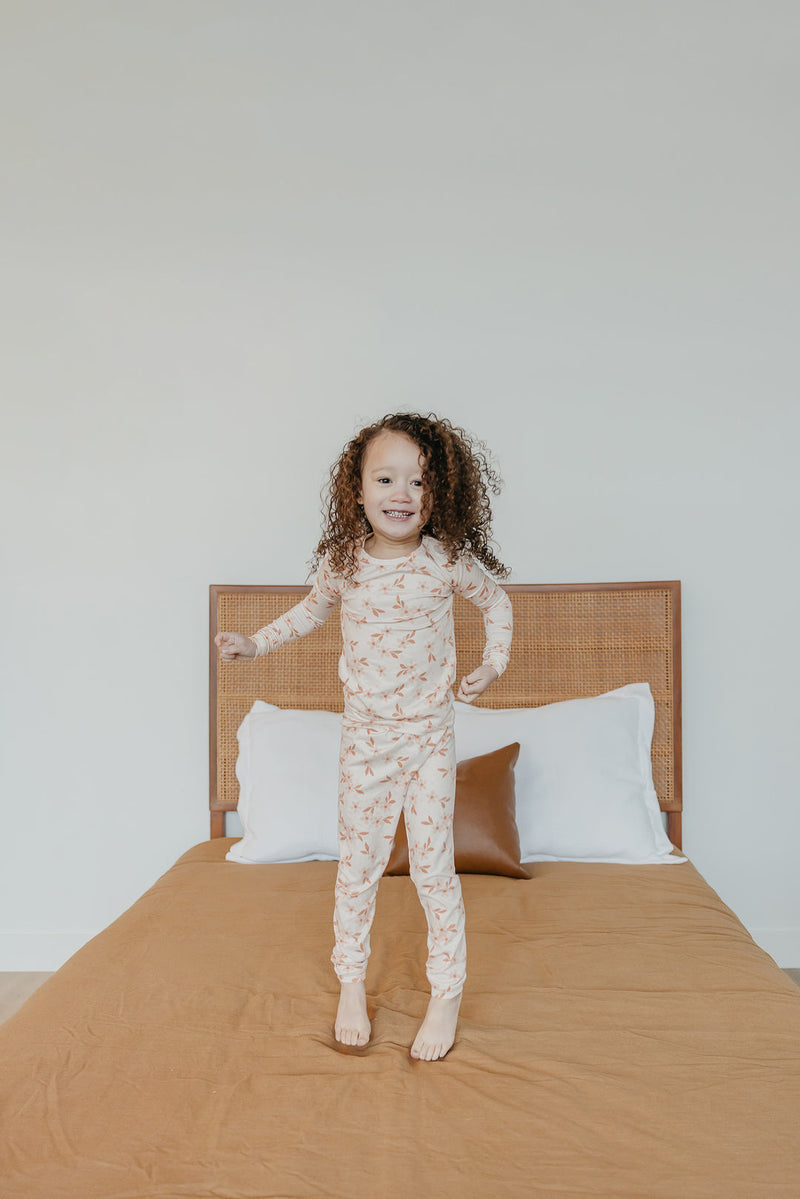 Copper Pearl 2-Piece Long Sleeve Pajama Set - Rue