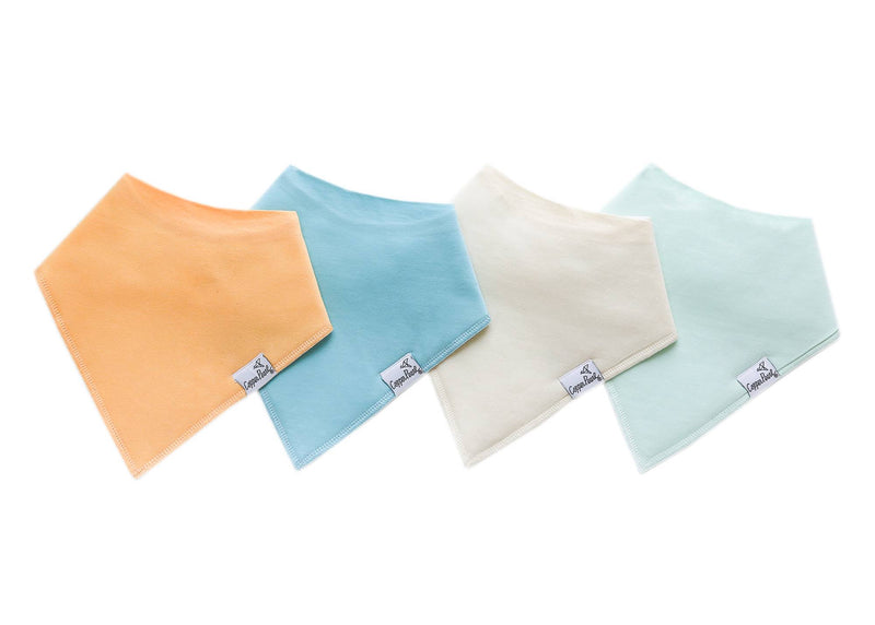 Copper Pearl Bandana Bibs (Set of 4; Multiple Styles) - Wee Bee Baby Boutique