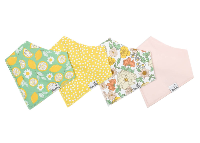 Copper Pearl Bandana Bibs (Set of 4; Multiple Styles) - Wee Bee Baby Boutique