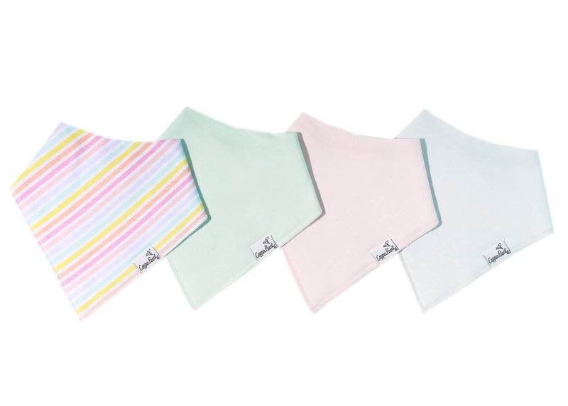 Copper Pearl Bandana Bibs (Set of 4; Multiple Styles) - Wee Bee Baby Boutique