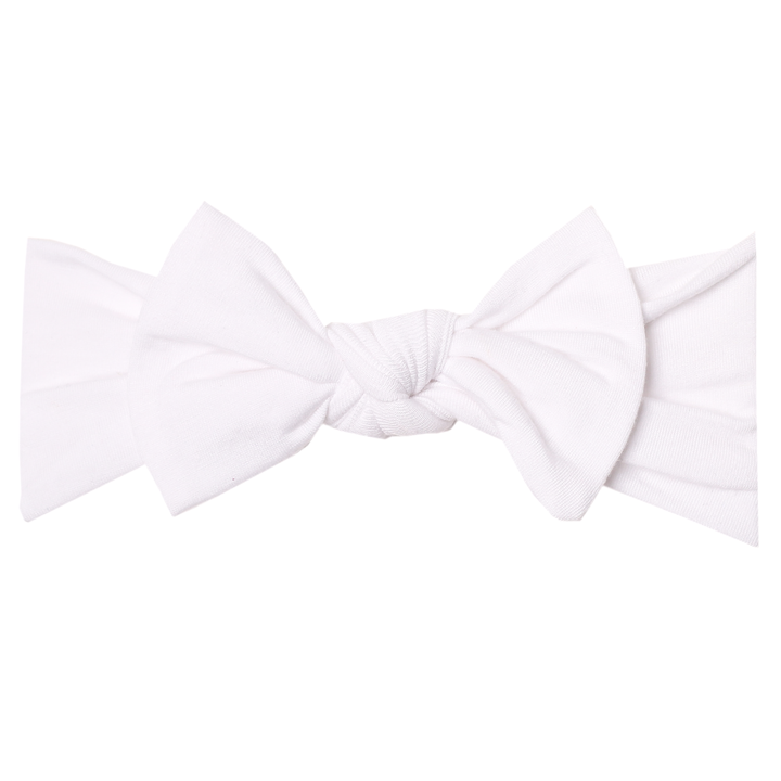 Copper Pearl Knit Headband Bow-Wee Bee Baby Boutique
