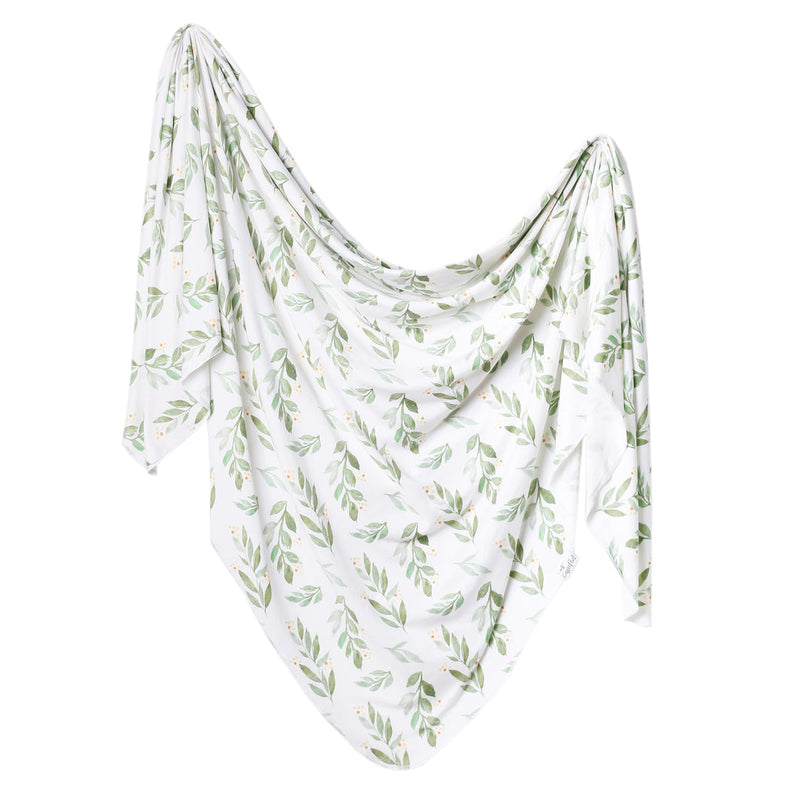 Copper Pearl Knit Swaddle Blanket - Wee Bee Baby Boutique