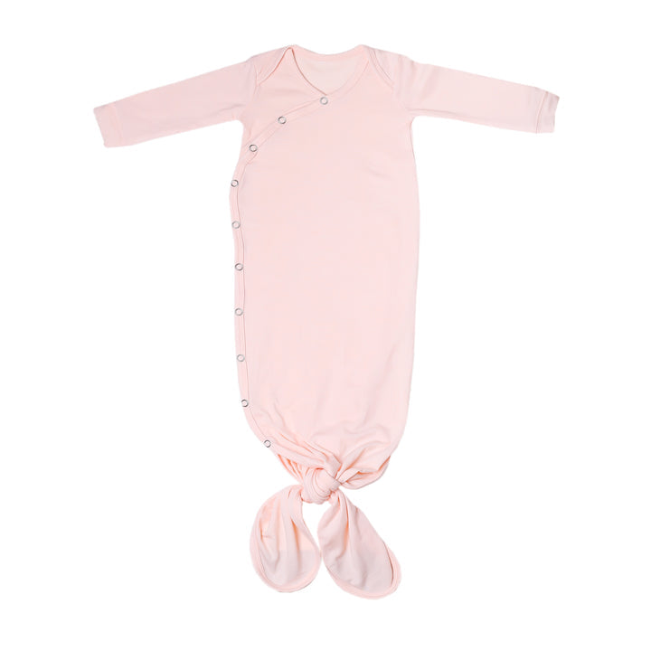 Copper Pearl Knotted Gown-Wee Bee Baby Boutique