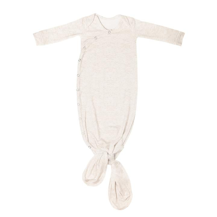 Copper Pearl Knotted Gown - Wee Bee Baby Boutique