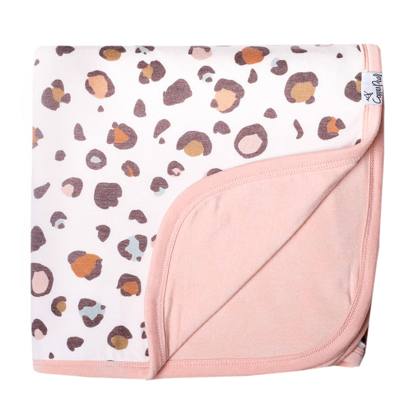 Copper Pearl Three-Layer Stretchy Quilt - Wee Bee Baby Boutique