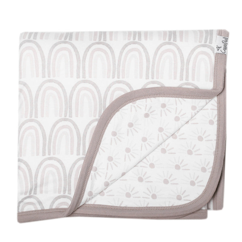 Copper Pearl Three-Layer Quilt - Wee Bee Baby Boutique