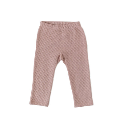 Cozy Pant - Pale Pink-Wee Bee Baby Boutique