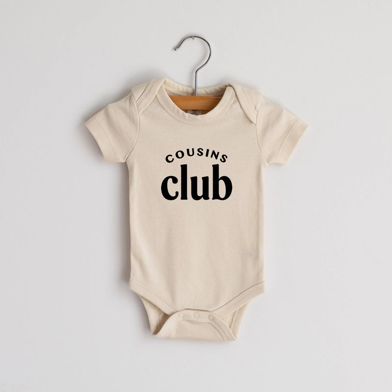 Cream Cousins Club Organic Baby Bodysuit