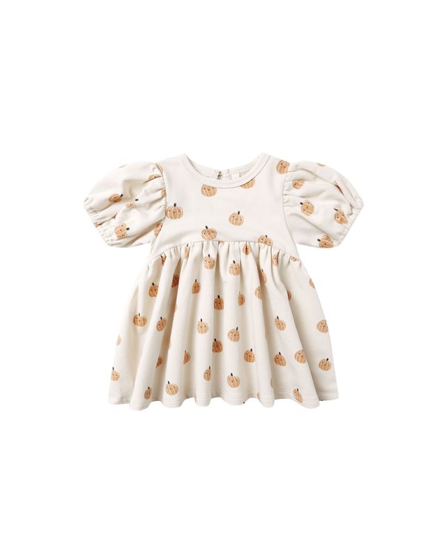 Darla Dress || Smiley Pumpkins (3-6 mo)