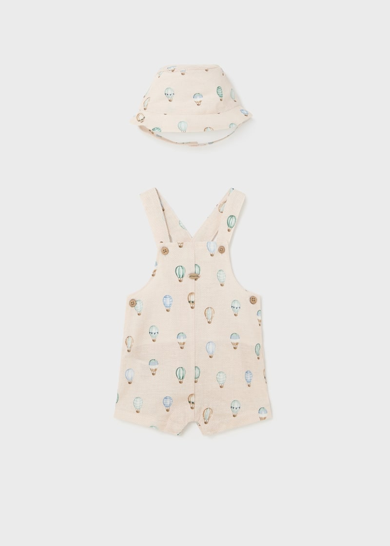 Dungarees with Bucket Hat - Lagoon Hot Air Balloons