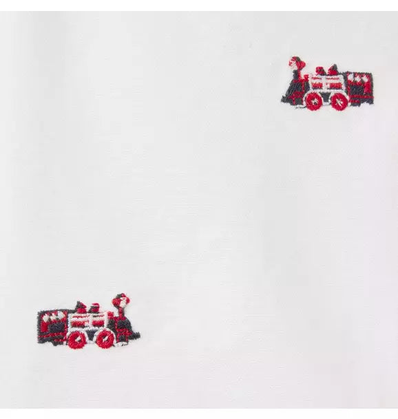 Embroidered Oxford Shirt - Train (6-12Mo)