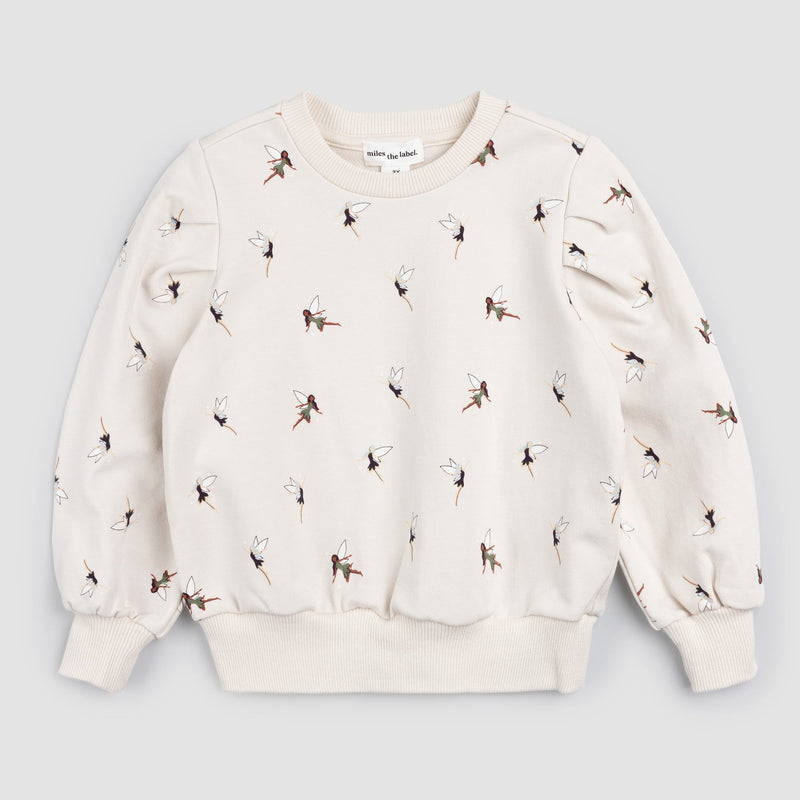 Fairy Print on Birch Sweatshirt