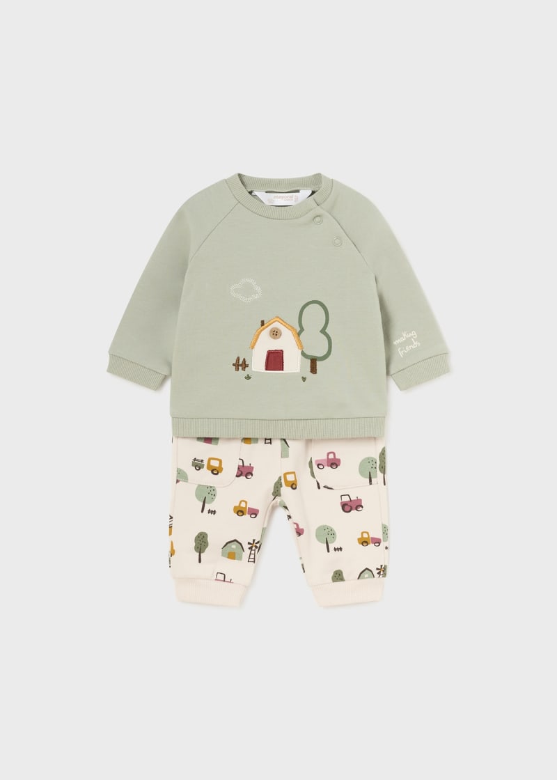 Farm 2-Piece Sweatshirt and Pants Set (6-9 Mo)