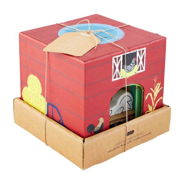 Farm Animal Nesting Box Set