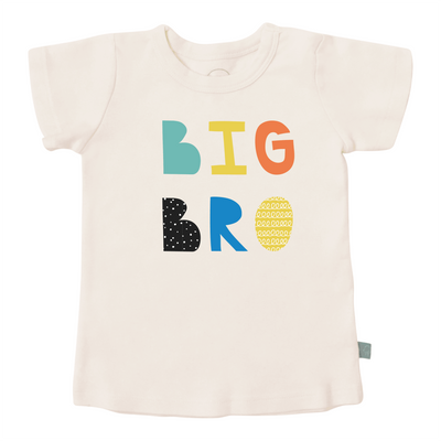 Finn + Emma Big Bro Graphic Tee - Wee Bee Baby Boutique