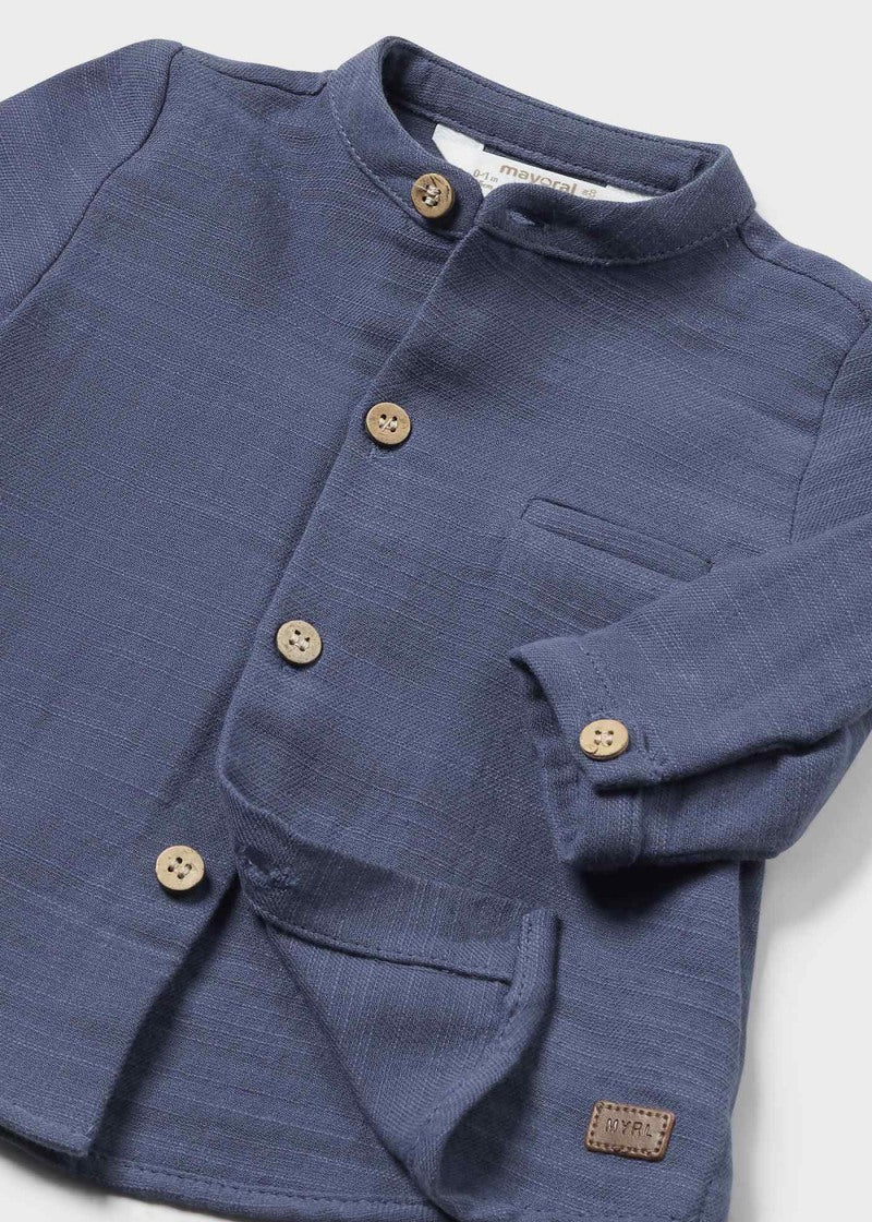 Flat Collared Shirt - Ocean