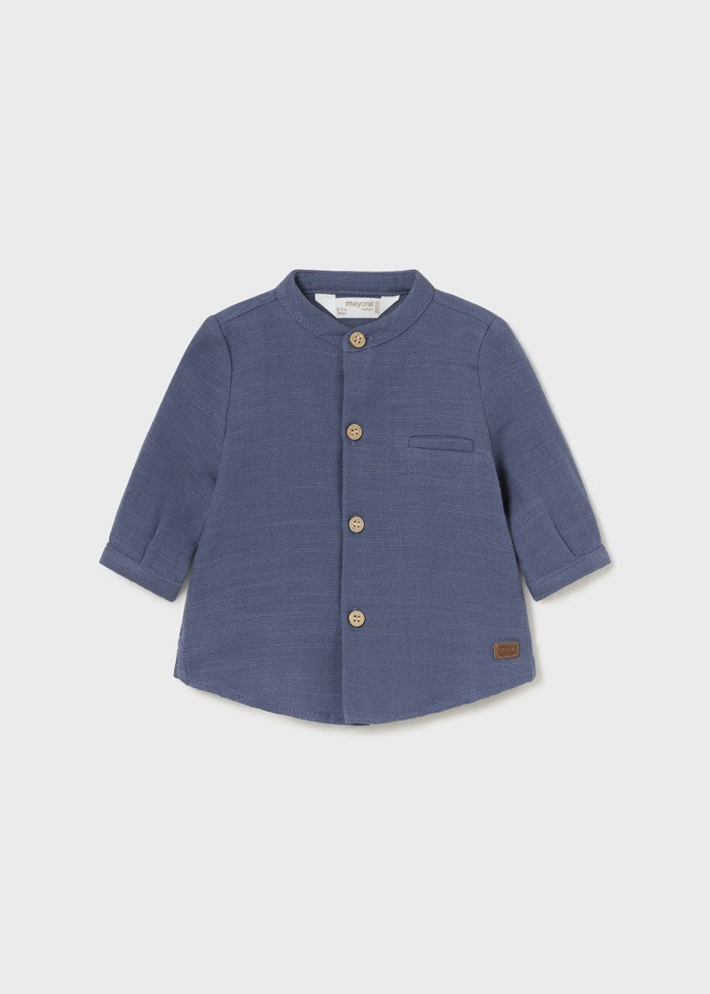 Flat Collared Shirt - Ocean