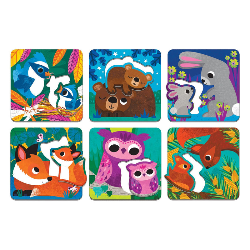 Forest Babies I Love You Match-Up Puzzle