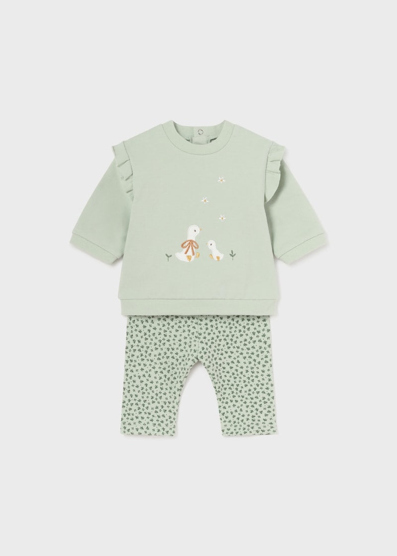 Geese 2-Piece Sweatshirt and Pants Terry Set