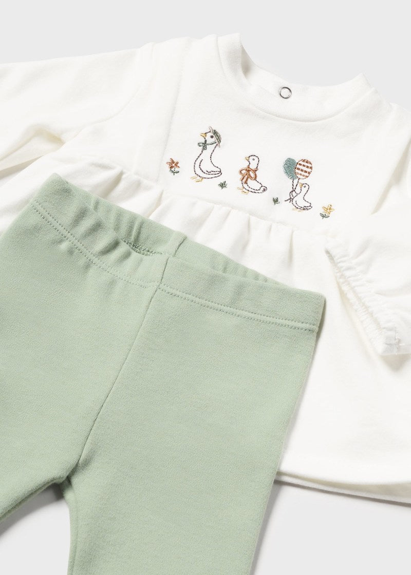 Geese 2-Piece Sweatshirt and Pants Terry Set