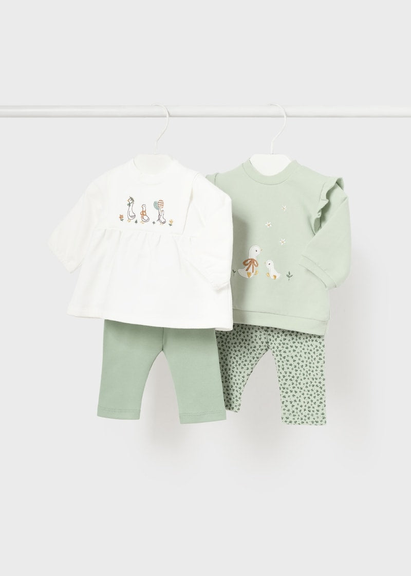 Geese 2-Piece Sweatshirt and Pants Terry Set