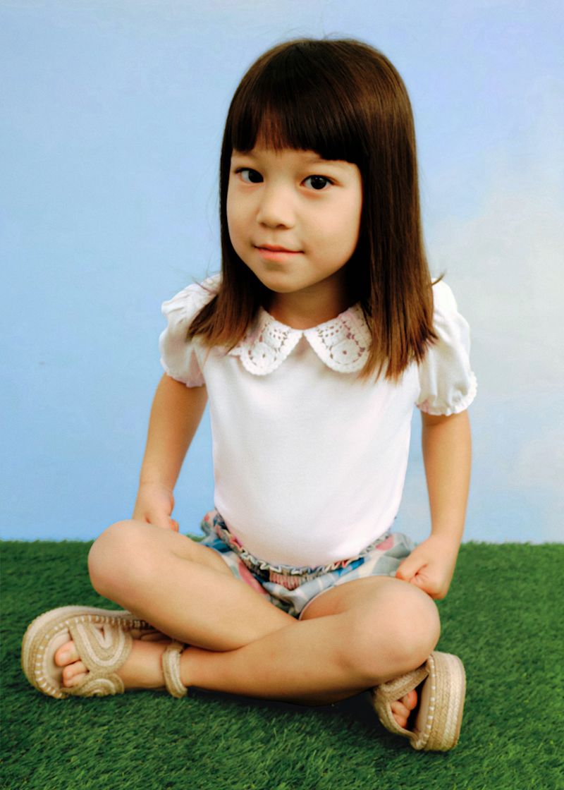 Girl Crochet Collar T-Shirt (2T, 5Y)