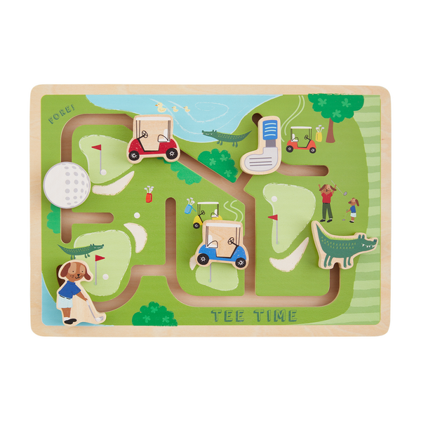 Golf Maze Wooden Toy