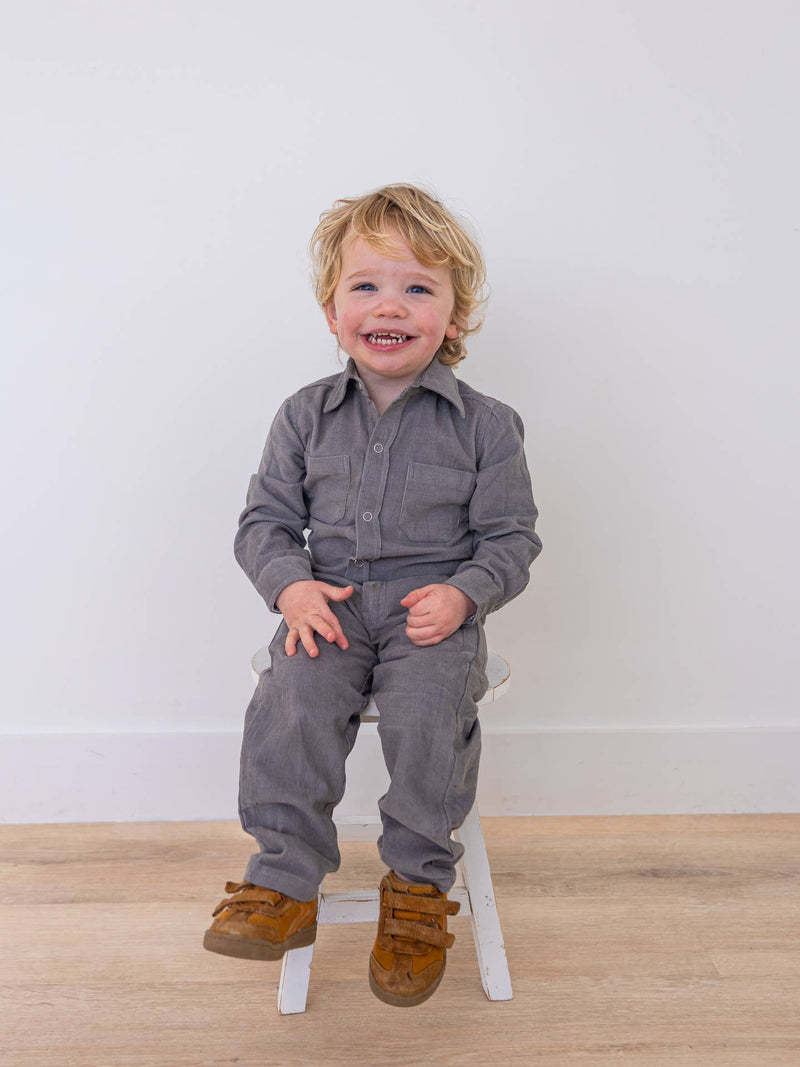 Grey Corduroy Shirt