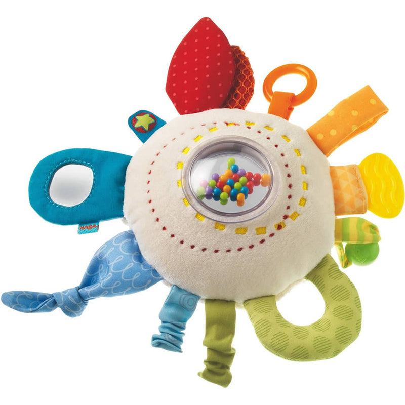 Teether Cuddly Rainbow Round - Wee Bee Baby Boutique