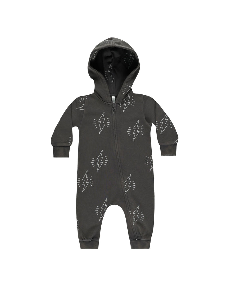 Hooded Jumpsuit || Bolts (18-24 Mo)