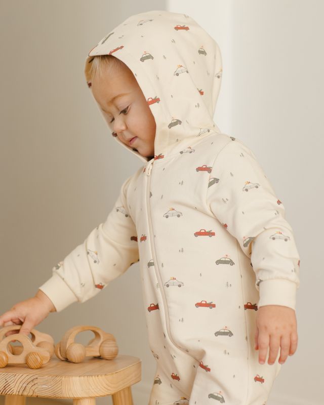 Hooded Jumpsuit || Cars (18-24mo)