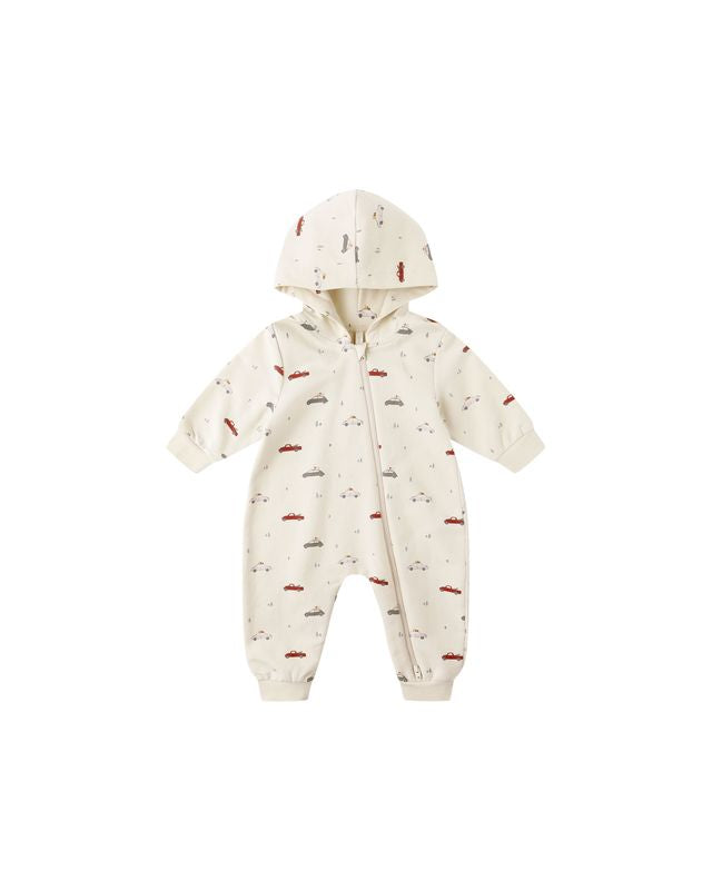 Hooded Jumpsuit || Cars (18-24mo)