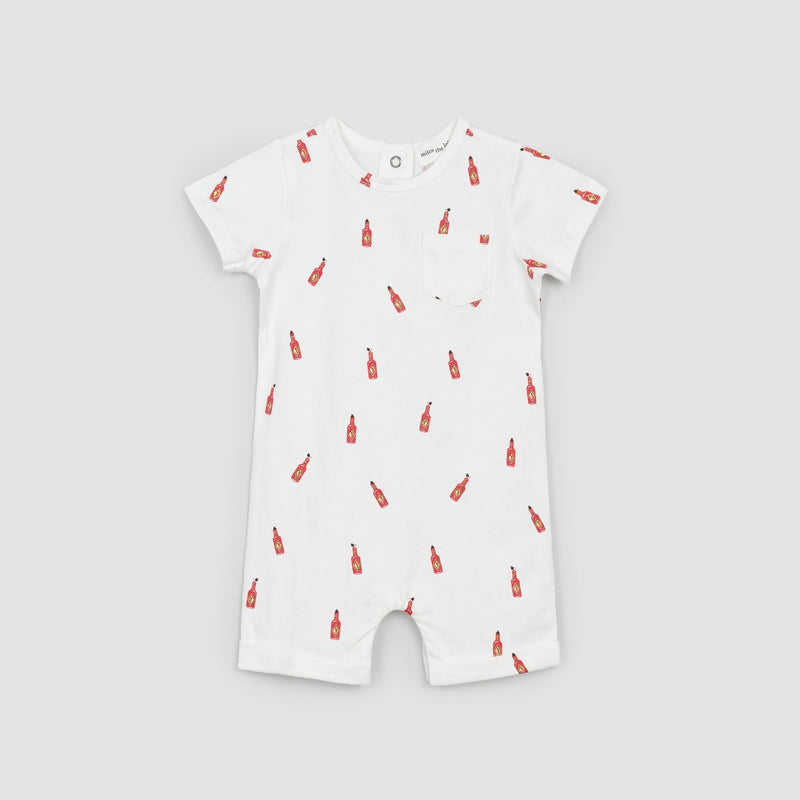 Hot Sauce Print Romper (24 Mo)